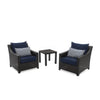 VIRASAT FURNITURE 3-Piece Outdoor Rattan Wicker Patio Set