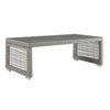 VIRASAT FURNITURE OUTDOOR WICKER WOVEN 6 PIECES SECTIONAL PATIO FURNITURE SET (GREY)
