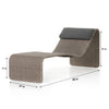 Virasat Outdoor Swimming Poolside Lounger (Brown)-VIRASAT FURNITURE & FURNISHING