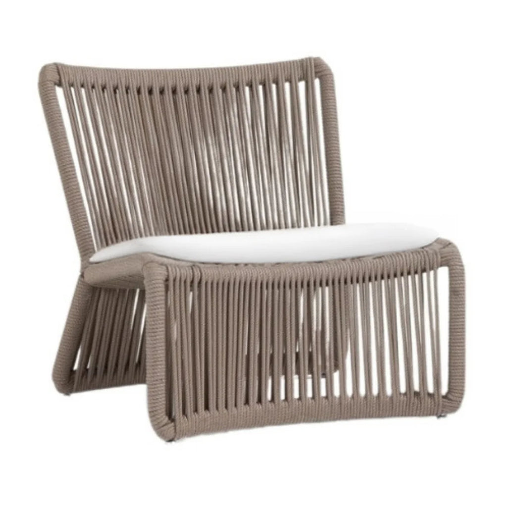 VIRASAT FURNITURE 3-Piece Outdoor Beige Rope Patio Set