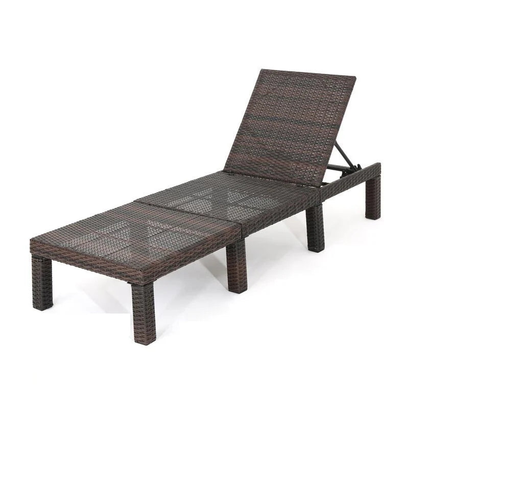 Virasat Outdoor Swimming Poolside Lounger Brown-VIRASAT FURNITURE & FURNISHING