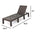 Virasat Outdoor Swimming Poolside Lounger Brown-VIRASAT FURNITURE & FURNISHING