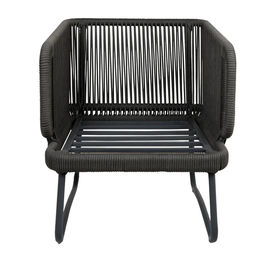 VIRASAT FURNITURE OUTDOOR ROPE 6-SEATER SOFA SET (GREY)