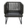 VIRASAT FURNITURE OUTDOOR ROPE 6-SEATER SOFA SET (GREY)