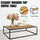 VIRASAT FURNITURE 4 PIECE OUTDOOR ROPE SOFA SET WITH WOODEN TOP TABLE (GREY)