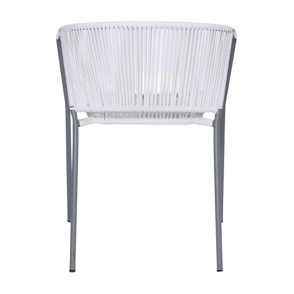 VIRASAT FURNITURE 3-Piece Outdoor White Wicker Patio Set