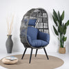 Virasat Single Seater Swing Basket For Balcony & Garden (Grey)-VIRASAT FURNITURE & FURNISHING