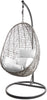 Virasat Single Seater Hanging Swing With Stand For Balcony , Garden Swing (Dark Grey)-VIRASAT FURNITURE & FURNISHING