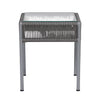 VIRASAT FURNITURE Outdoor Rope 3-Piece Patio Set (Grey)
