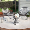 VIRASAT FURNITURE Outdoor Rope Double Tone 3-Piece Patio Set