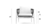 Virasat Outdoor Sofa Set 3 Seater , 2 Single seater and 2 Center Table Set (White + Yellow) Braided & Rope-VIRASAT FURNITURE & FURNISHING