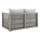 VIRASAT FURNITURE OUTDOOR WICKER WOVEN 6 PIECES SECTIONAL PATIO FURNITURE SET (GREY)