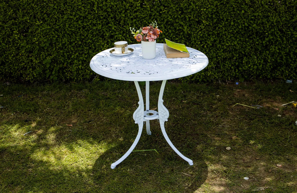 Virasat Cast Aluminium Garden Patio Seating 3 Chair and 1 Table Set-VIRASAT FURNITURE & FURNISHING