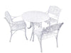 Virasat Cast Aluminium Garden Patio Seating 3 Chair and 1 Table Set-VIRASAT FURNITURE & FURNISHING