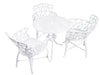 Virasat Cast Aluminium Garden Patio Seating 3 Chair and 1 Table Set-VIRASAT FURNITURE & FURNISHING