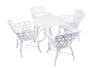 Virasat Cast Aluminium Garden Patio Seating 4 Chair and 1 Table Set-VIRASAT FURNITURE & FURNISHING
