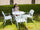Virasat Cast Aluminium Garden Patio Seating 4 Chair and 1 Table Set-VIRASAT FURNITURE & FURNISHING