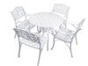 Virasat Cast Aluminium Garden Patio Seating 4 Chair and 1 Table Set-VIRASAT FURNITURE & FURNISHING