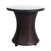 Virasat Outdoor Patio Seating Set 2 Chairs and 1 Table Set (Dark Brown)-VIRASAT FURNITURE & FURNISHING