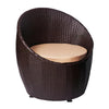 Virasat Outdoor Patio Seating Set 2 Chairs and 1 Table Set (Dark Brown)-VIRASAT FURNITURE & FURNISHING