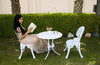 Virasat Cast Aluminium Garden Patio Seating 2 Chair and 1 Table Set-VIRASAT FURNITURE & FURNISHING