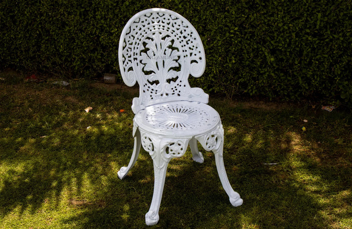 Virasat KIYA Cast Aluminium Garden Patio Seating 2 Chair and 1 Table Set