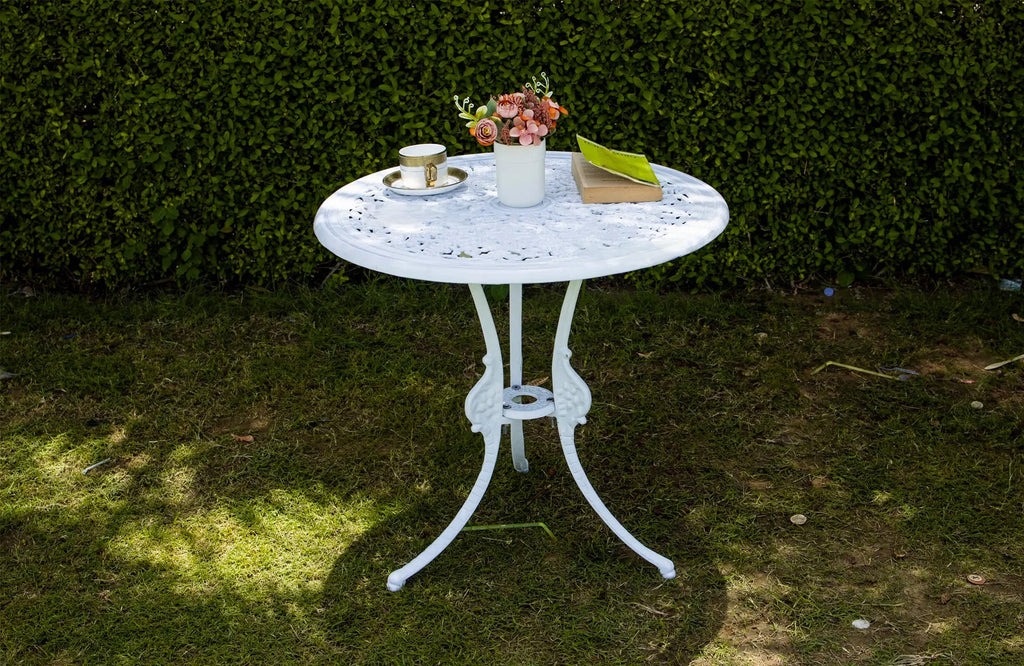 Virasat Cast Aluminium Garden Patio Seating 2 Chair and 1 Table Set-VIRASAT FURNITURE & FURNISHING