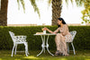 Virasat Cast Aluminium Garden Patio Seating 2 Chair and 1 Table Set-VIRASAT FURNITURE & FURNISHING
