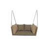 Virasat Double Seater Hanging Swing Without Stand For Balcony, Garden Swing (Beige) Braided & Rope-VIRASAT FURNITURE & FURNISHING