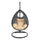 Virasat Single Seater Hanging Swing With Stand For Balcony , Garden Swing (Dark Brown)-VIRASAT FURNITURE & FURNISHING