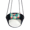 Virasat Single Seater Hanging Swing Without Stand For Balcony, Garden Swing (Black)-VIRASAT FURNITURE & FURNISHING