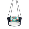 Virasat Single Seater Hanging Swing Without Stand For Balcony, Garden Swing (Black)-VIRASAT FURNITURE & FURNISHING