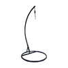 Virasat Single Seater Hanging Swing With Stand For Balcony, Garden Swing (Dark Brown)-VIRASAT FURNITURE & FURNISHING