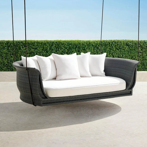 Virasat Three Seater Hanging Swing Without Stand For Balcony, Garden Swing (Dark Grey)-VIRASAT FURNITURE & FURNISHING