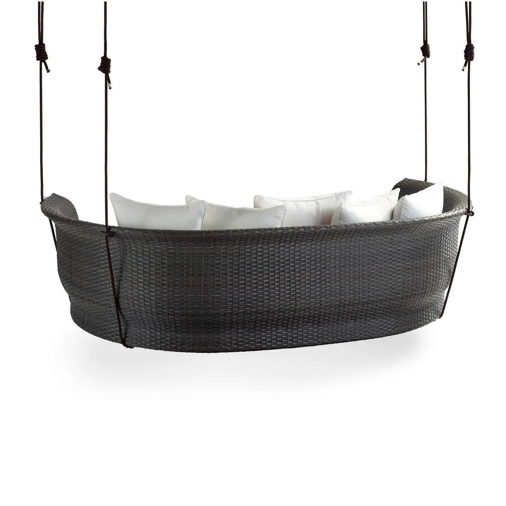 Virasat Three Seater Hanging Swing Without Stand For Balcony, Garden Swing (Dark Grey)-VIRASAT FURNITURE & FURNISHING