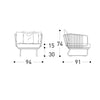 Virasat Outdoor Sofa Set 6 Seater, 2 Ottoman and 1 Center Table + 1 Side Table Set (Tan + Beige) Braided & Rope-VIRASAT FURNITURE & FURNISHING