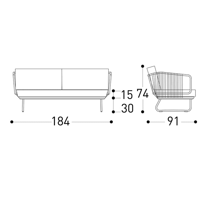 Virasat Hancy Outdoor Sofa Set 6 Seater , 2 Ottoman and 1 Center Table + 1 side table Set (Tan + Beige) Braided & Rope