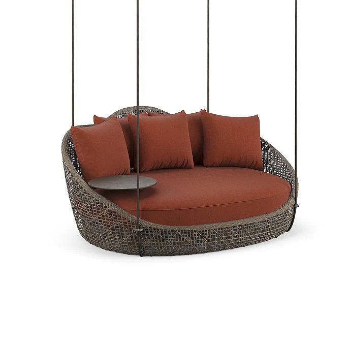 Virasat Three Seater Hanging Swing Without Stand For Balcony, Garden Swing (Brown)-VIRASAT FURNITURE & FURNISHING