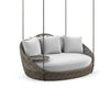 Virasat Three Seater Hanging Swing Without Stand For Balcony, Garden Swing (Brown)-VIRASAT FURNITURE & FURNISHING