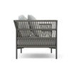 VIRASAT FURNITURE OUTDOOR ROPE SOFA SET 7-SEATER WITH GLASS TOP CENTER TABLE (GREY/BEIGE)