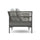 VIRASAT FURNITURE OUTDOOR ROPE SOFA SET 7-SEATER WITH GLASS TOP CENTER TABLE (GREY/BEIGE)