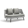 Virasat Outdoor Garden Balcony Sofa Set 2 Seater,2 Single seater and 2 Center Table Set (Grey)-VIRASAT FURNITURE & FURNISHING