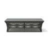 VIRASAT FURNITURE OUTDOOR ROPE SOFA SET 7-SEATER WITH GLASS TOP CENTER TABLE (GREY/BEIGE)