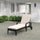 Virasat Outdoor Swimming Poolside Lounger (Black)-VIRASAT FURNITURE & FURNISHING