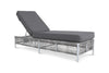 Virasat Outdoor Swimming Poolside Lounger Set of 2 Grey-VIRASAT FURNITURE & FURNISHING