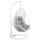 Virasat Single Seater Hanging Swing With Stand For Balcony, Garden Swing (White)-VIRASAT FURNITURE & FURNISHING