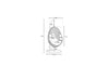 Virasat Single Seater Hanging Swing With Stand For Balcony, Garden Swing (Silver)-VIRASAT FURNITURE & FURNISHING