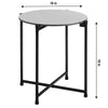 Virasat Outdoor Patio Seating Set 2 Chairs and 1 Table Set (Black) Braided & Rope-VIRASAT FURNITURE & FURNISHING