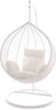 Virasat Single Seater Hanging Swing With Stand For Balcony, Garden Swing (White)-VIRASAT FURNITURE & FURNISHING