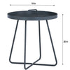 VIRASAT FURNITURE FAUX OUTDOOR PATIO SEATING SET 2 CHAIRS AND 1 TABLE SET (GREY) BRAIDED & ROPE
